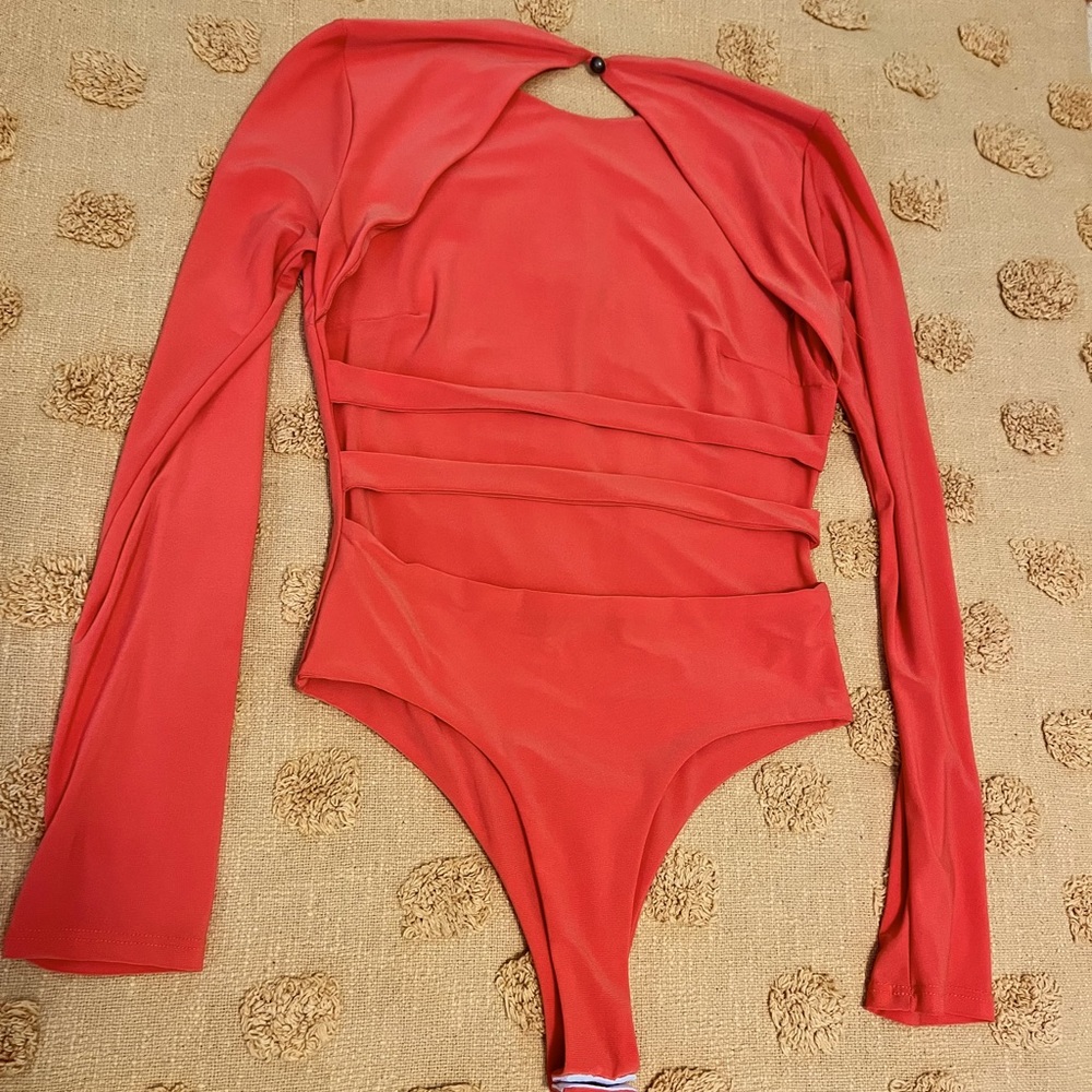 Orange Bodysuit